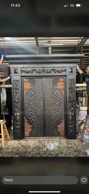 5ft Copper Security Door With Ark