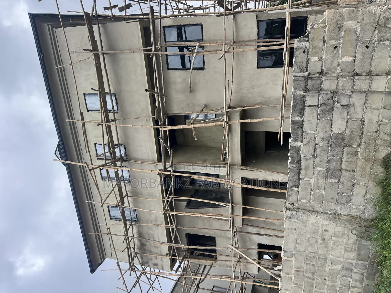 Gray Colored Frameless Window