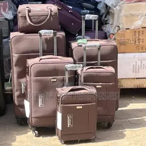 Spacious Luggage Set Fabric