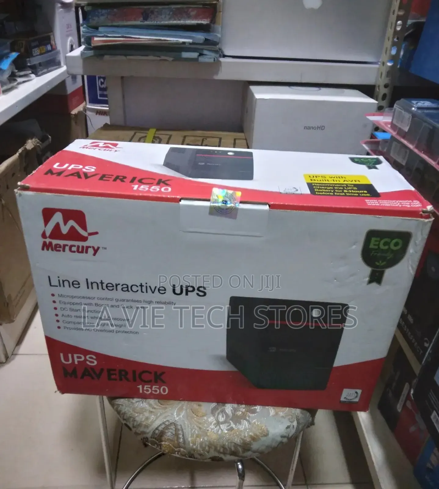 Mercury 1550va Ups Maveqrick Line Interactive Ups
