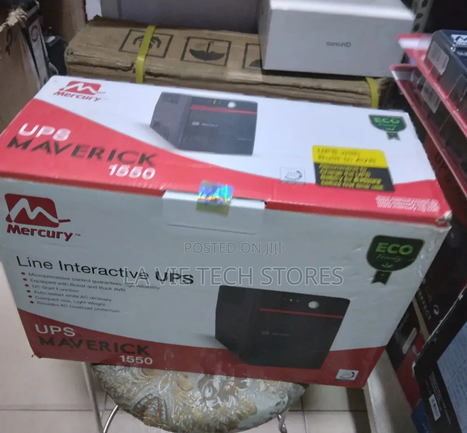 Mercury 1550va Ups Maveqrick Line Interactive Ups