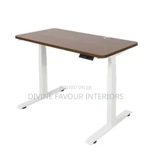 Home/ Studio Office Adjustable Table Brown Top - 1.2m