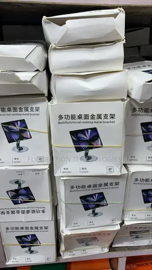 Multifunctional Desktop Metal Bracket for Phones and Tablets