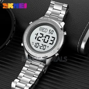 Countdown Digital Men's Bracelet Strap Wrist Watch