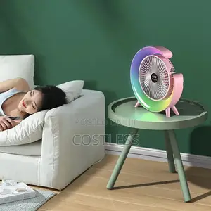 Multifunctional 180 Degree Rotating Recharge Portable Fan