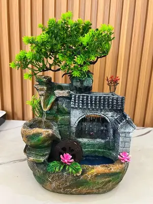Table Top Water Fountain With Led Light