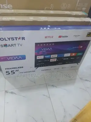 Polystar Pv-Hk55flsm – 55" Smart Tv Crystal-Clear Display