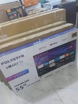 Polystar 55" Smart Led Tv – Powerful Entertainment