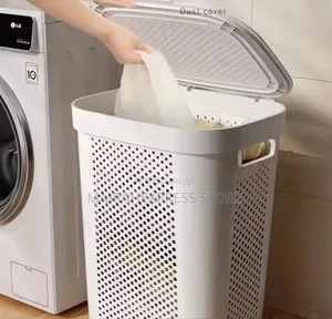 Large Capacity Laundry Basket With Lid