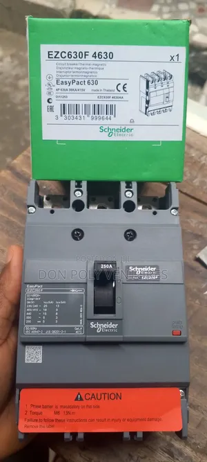 Original Breaker McCb 4pole Schneider 250amp 3pole