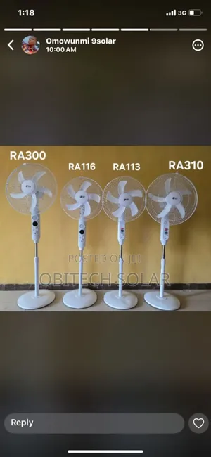 18 Inches Solar Fan Come With Panel