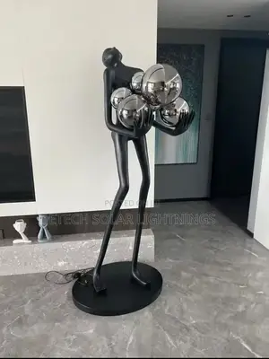 Humanoid Art Sculpture Standing Floor Lamp