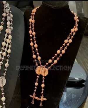 Original Zirconia Rosary Necklace