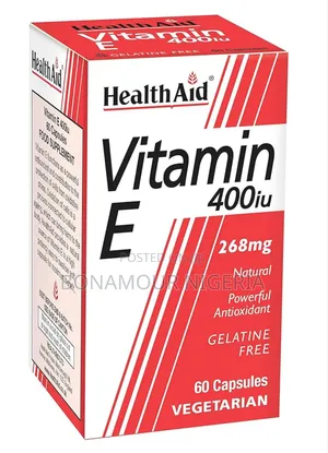 Healthaid Vitamin E 400iu X60 Veg Caps