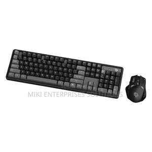 Porodo Gaming Wireless Keyboard Mouse Set 2.4ghz 1600 Dpi