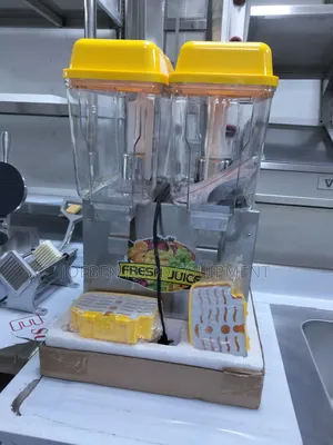 Industrial Juice Dispenser Double Bowl