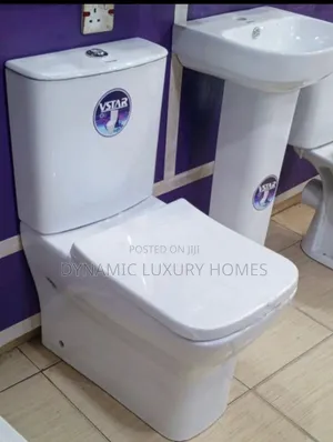 Big Set Wc Seat With Wash Hand Basin