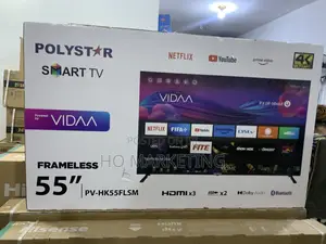 55′′ Polystar Smart Tv – Pv‐Hk55flsm – Dual Hdmi