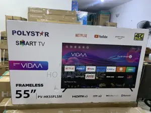 Polystar 55′′ Smart Tv Pv‐Hk55flsm – Slim, Energy Efficient