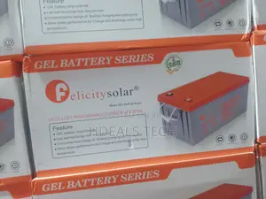 Felicity Gel Battery 12 V, 200 Ah – Ideal for Solar/Ups