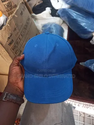 Quality Plain Caps Blue