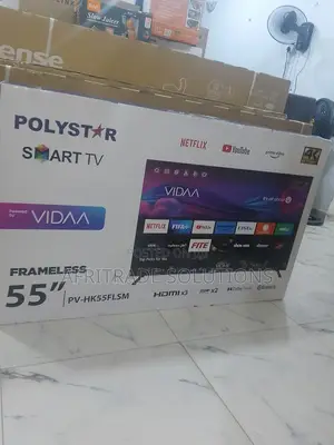 Polystar 55” Led Uhd Smart Tv With Digital Tuner