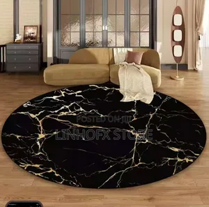 Round 3d Center Rugs (7by7)Cm