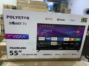 Pv‐Hk55flsm 55′′ Tv – High Contrast Led Smart Os