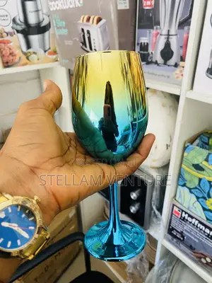6 Set Multi Color Win Glass Cup