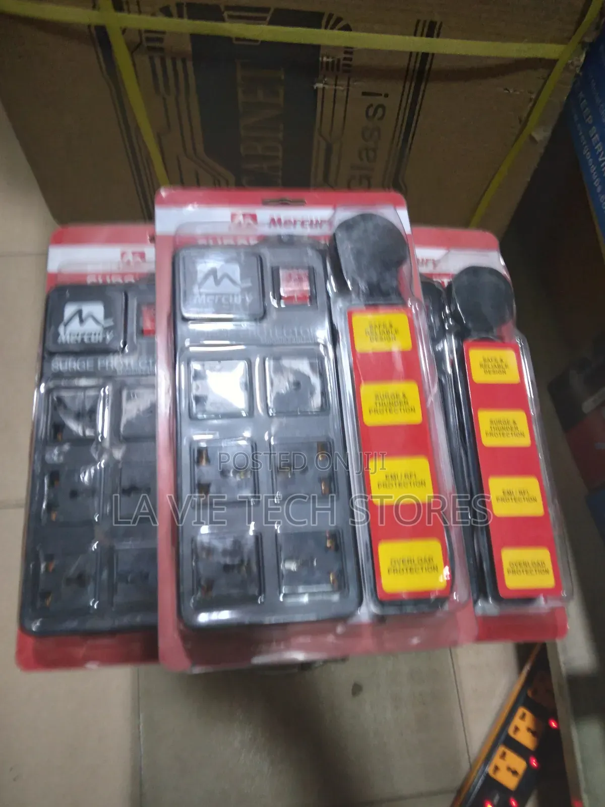 Mercury Surge Protector 6 Sockets