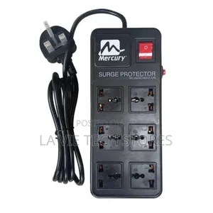 Mercury Surge Protector 6 Sockets