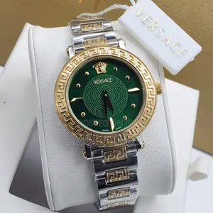 "Versace Chic: Chain Strap Watches for Women"