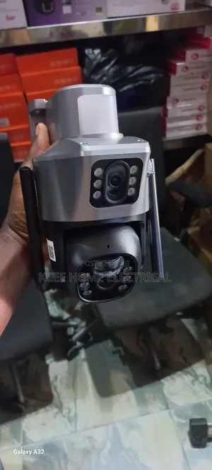 V380 Double Lens Solar Camera