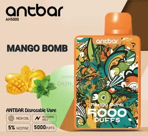 5000 Puffs Rechargeable Disposable Vape Device Antbar