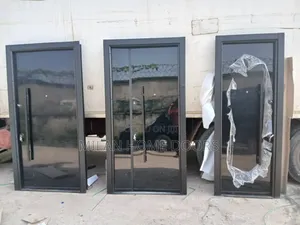 Turkey 8ft/2400mm Black Security Door in Single and Double