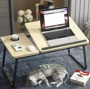 Lazy Foldable Bed Laptop Table - Computer Table