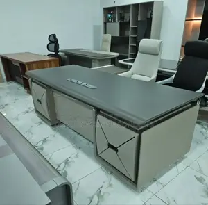 2.4 Meters Boss Office Executive Table With Led Light