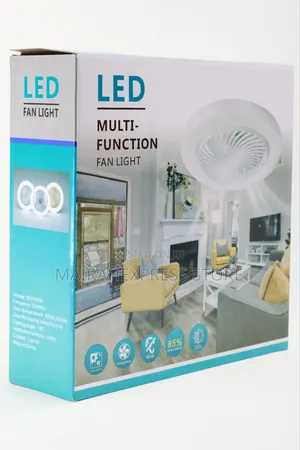 Smart Ceiling Fan With Led Light Remote Control