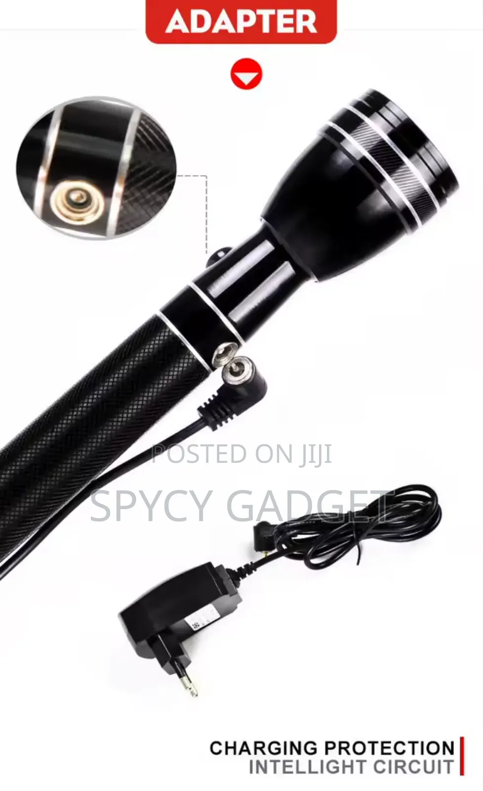 Super Bright Rechargeable Led Flashlight Ghs