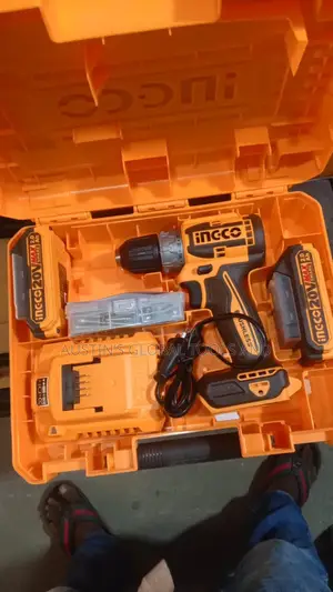 Ingco Brushless Cordless Drill Kit