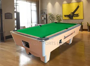 Commercial Imported Coins and Marble Top Snooker Pool Table.