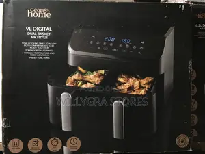 George Home Dual Drawer Air Fryer 9l