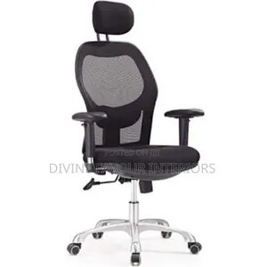 Swivel Mesh Office Chair With Adjustabl 3d Padded Armrest