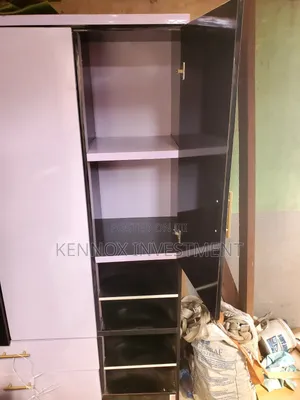 Black and White 3ft by 6 Wardrobe