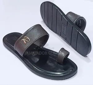 Pure Leather!! Italian Slippers Slide