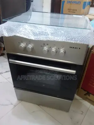 Maxi 4 Burner Gas Cooker – Gray Color, Durable Efficient