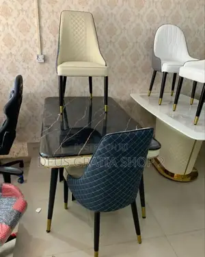 Marble Dining Table With 6 Chairs In