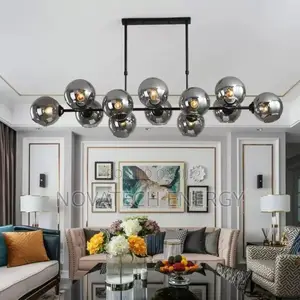 12 Globes Straight Nordic Design Dropping Pendant Light