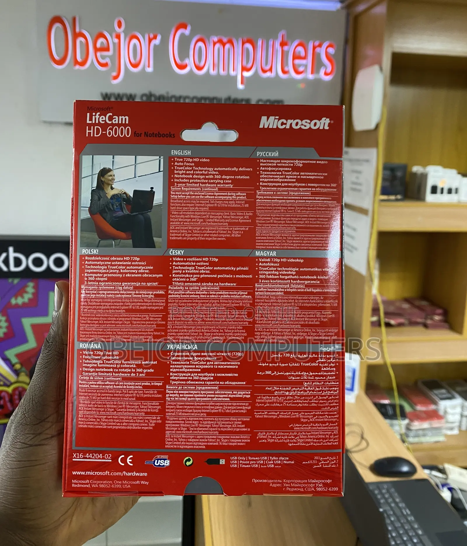 Microsoft Lifecam Hd-6000 Webcam
