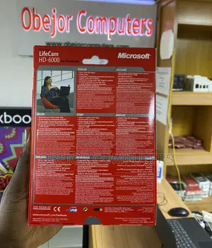 Microsoft Lifecam Hd-6000 Webcam